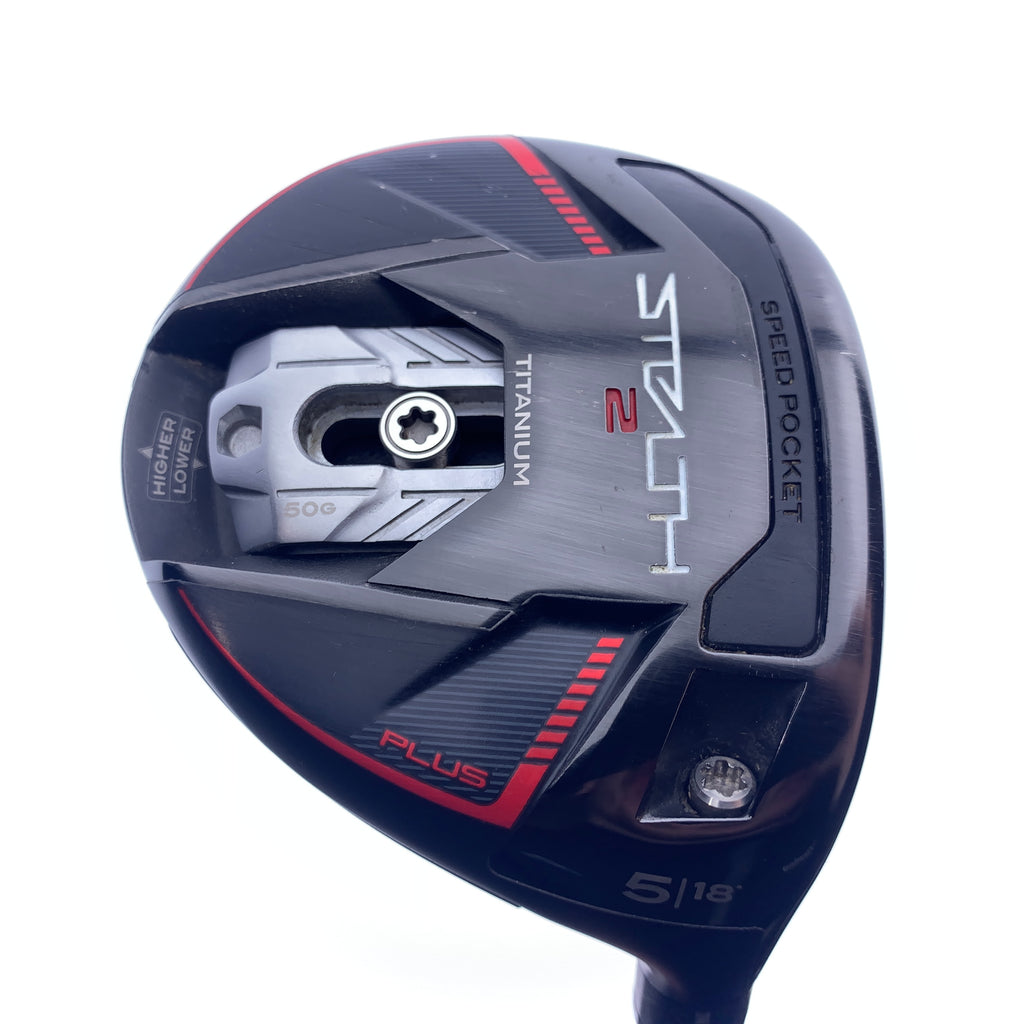 Used TaylorMade Stealth 2 Plus 5 Fairway Wood / 18 Degrees / Regular Flex