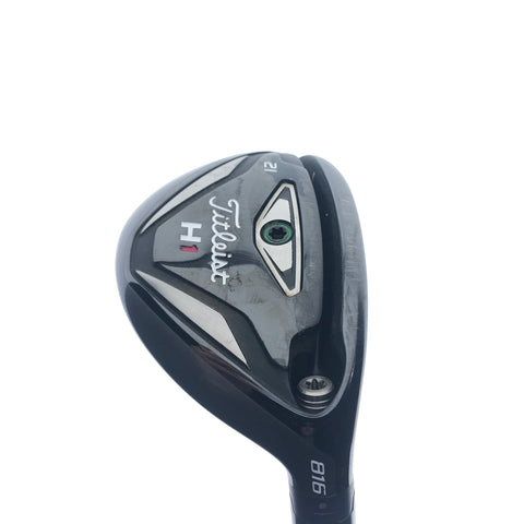 Used Titleist 816 H1 4 Hybrid / 21.0 Degrees / Regular Flex