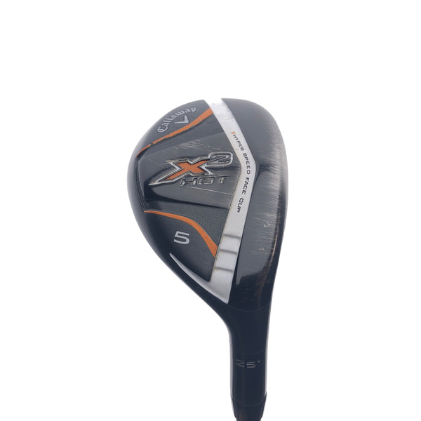 Used Callaway X2 Hot 5 Hybrid / 25 Degrees / Regular Flex
