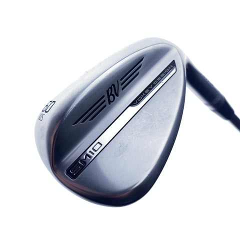 Used Titleist Vokey SM10 Tour Chrome Lob Wedge / 60.0 Degrees / Wedge Flex