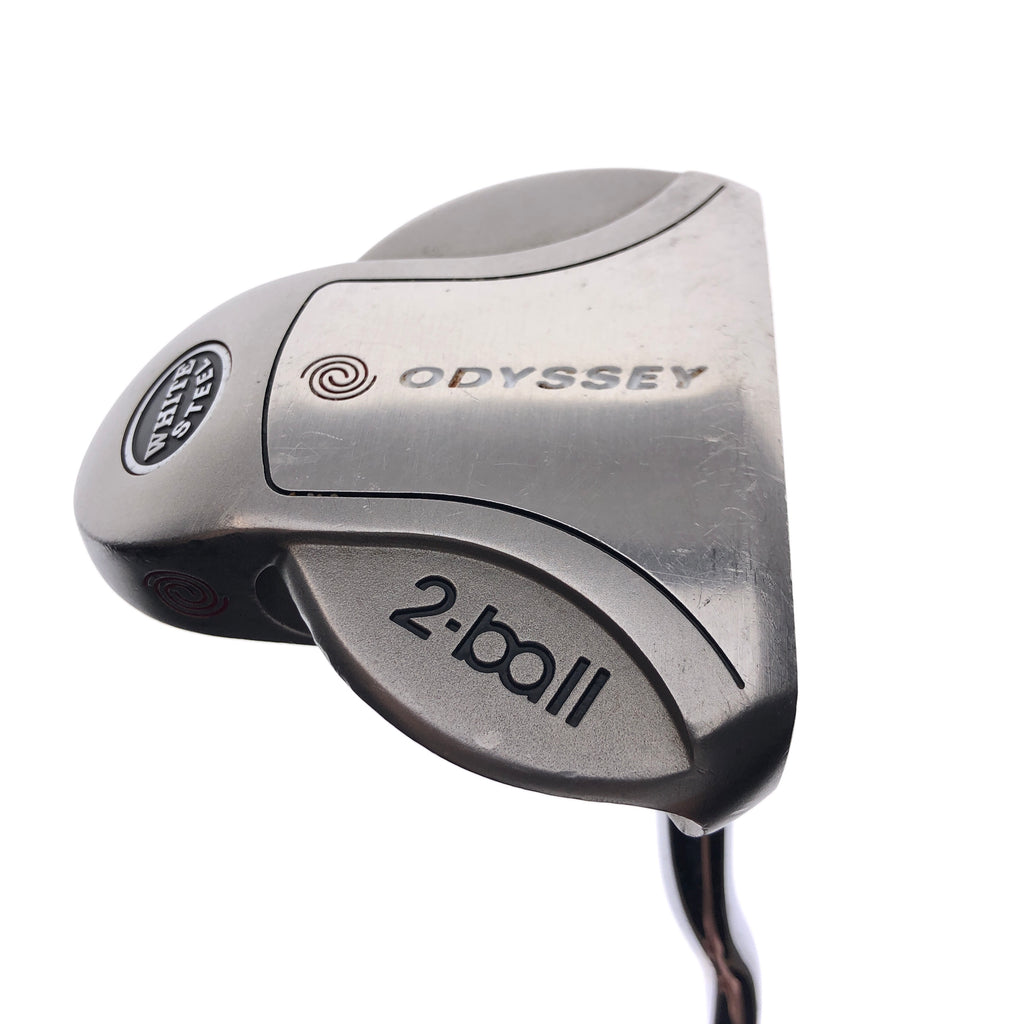 Used Odyssey White Steel 2-Ball Putter / 34.0 Inches - Replay Golf 