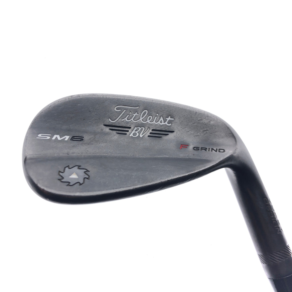 Used Titleist Vokey SM6 Jet Black Pitching Wedge / 46.0 Degrees / Stiff Flex
