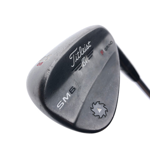 Used Titleist Vokey SM6 Jet Black Pitching Wedge / 46.0 Degrees / Stiff Flex
