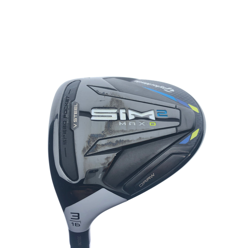 Used TaylorMade Sim2 Max D 3 Fairway Wood/16.0 Degrees/Reg Flex/Left-Handed