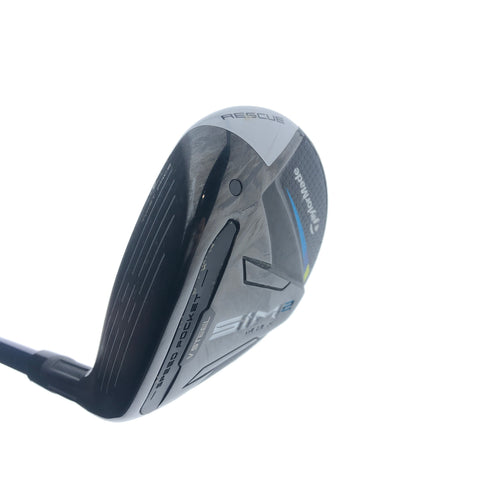 Used TaylorMade Sim2 Max Rescue 4 Hybrid/22.0 Deg/Reg Flex/Left-Handed
