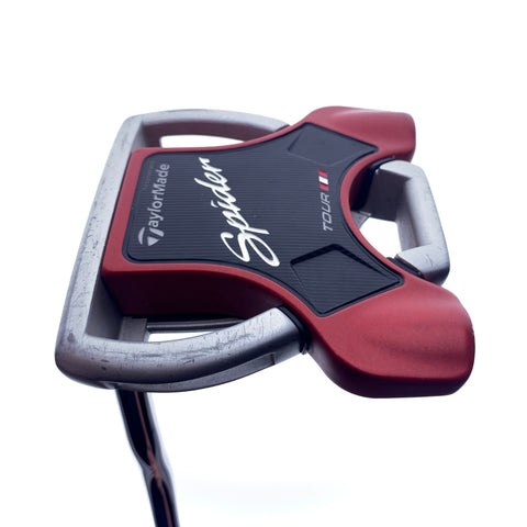 Used TaylorMade Spider Tour Silver Double Bend Putter / 34.5 Inches / Left-Hand
