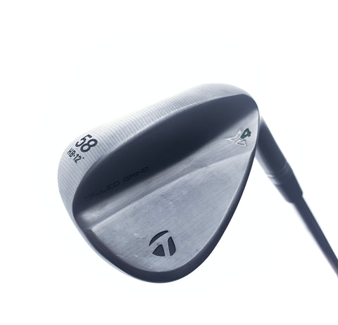 Used TaylorMade Milled Grind 4 Lob Wedge / 58.0 Degrees / Wedge Flex