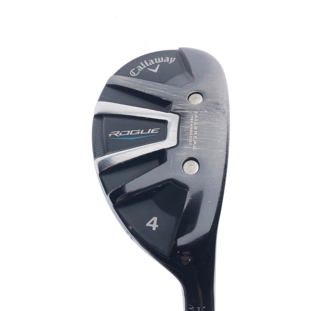 Used Callaway Rogue 4 Hybrid / 21.0 Degrees / Stiff Flex