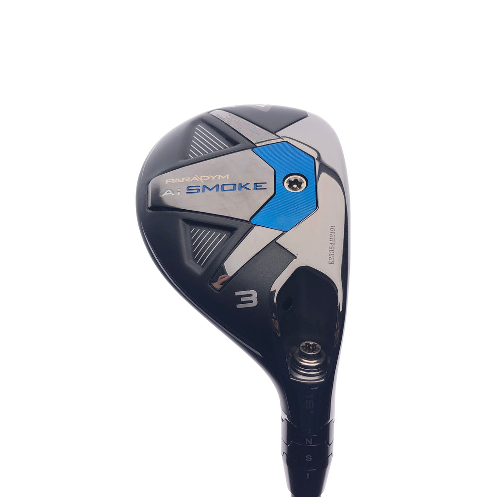 Used Callaway Paradym Ai Smoke 3 Hybrid / 18 Degrees / Stiff Flex