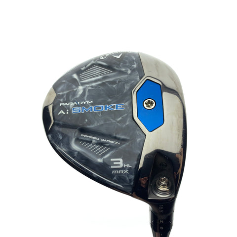 Used Callaway Paradym Ai Smoke MAX 3  HL Fairway Wood / 16.5 Degrees / TX Flex