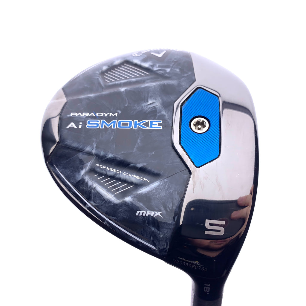 Used Callaway Paradym Ai Smoke MAX 5 Fairway Wood / 18 Degrees / Stiff Flex
