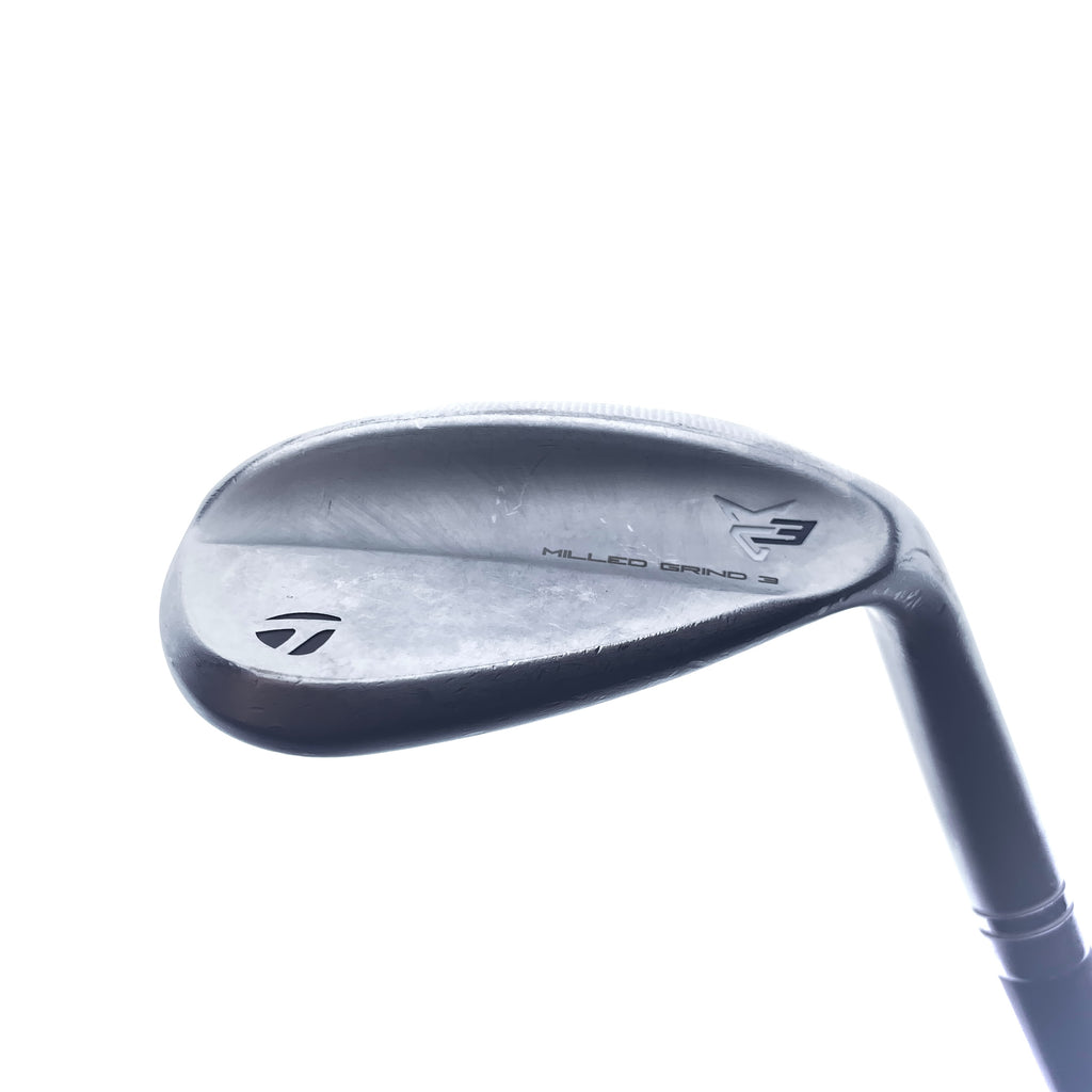 Used TaylorMade Milled Grind 3 Lob Wedge / 60.0 Degrees / Stiff Flex