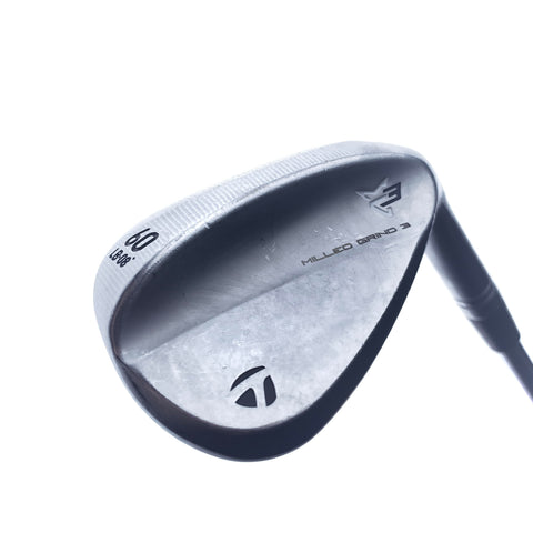 Used TaylorMade Milled Grind 3 Lob Wedge / 60.0 Degrees / Stiff Flex