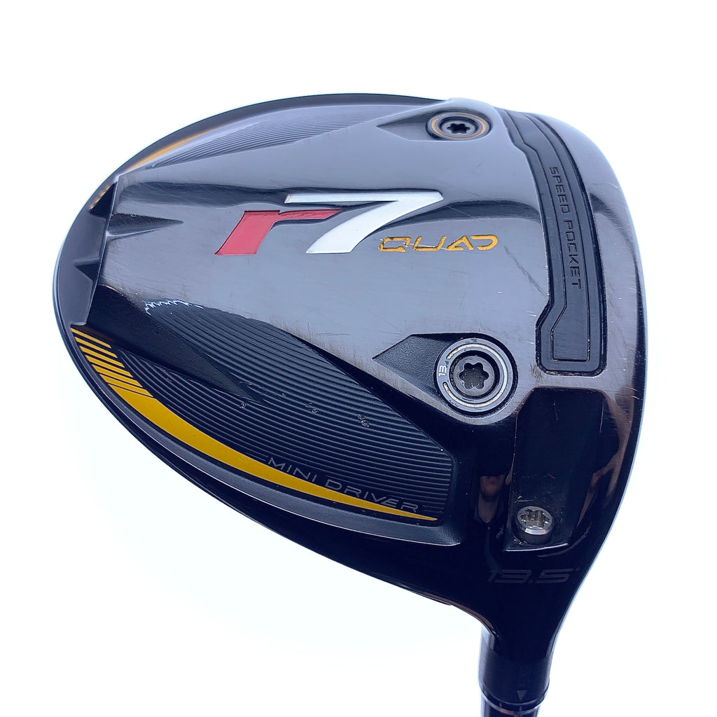Used TaylorMade R7 Quad Mini Driver / 13.5 Degrees / Stiff Flex