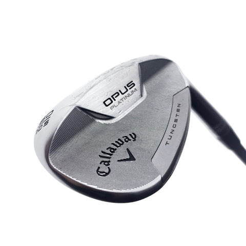 Used Callaway Opus Platinum Chrome Lob Wedge / 60.0 Degrees / Wedge Flex