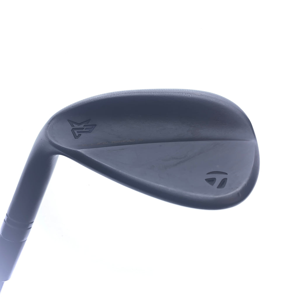 Used TaylorMade Milled Grind 3 Black Gap Wedge / 50.0 Degrees / Stiff Flex / LH