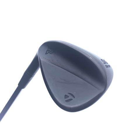 Used TaylorMade Milled Grind 3 Black Gap Wedge / 50.0 Degrees / Stiff Flex / LH