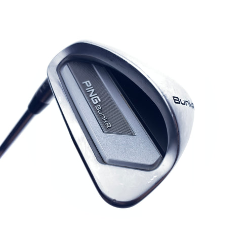 Used Ping BunkR Lob Wedge / 64.0 Degrees / Regular Flex / Left-Handed