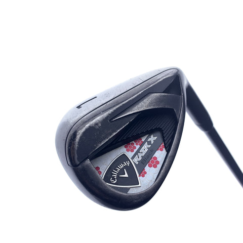 Used Callaway Razr X Black Lob Wedge / Ladies Flex