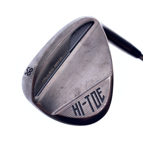 Used TaylorMade Milled Grind Hi-Toe 4 Copper Lob Wedge/58.0 Degrees/Stiff Flex