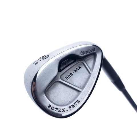 Used Cleveland 588 RTX Satin Chrome Lob Wedge / 60.0 Degrees / Wedge Flex