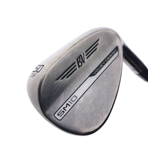 Used Titleist Vokey SM10 Nickel Gap Wedge / 50.0 Degrees / Wedge Flex