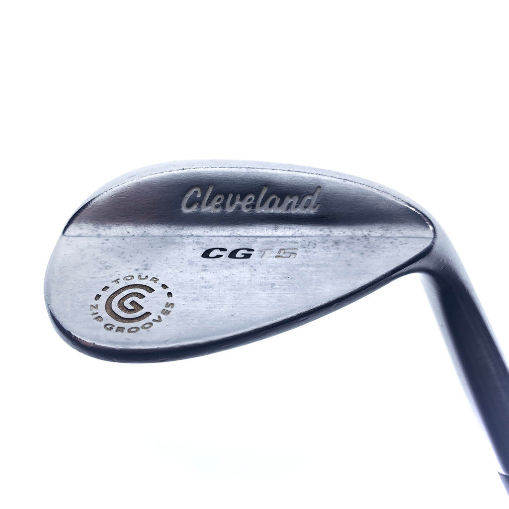 Used Cleveland CG15 Satin Chrome Gap Wedge / 52.0 Degrees / Wedge Flex