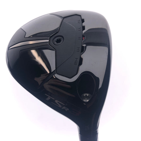 Used Titleist TSR 3 3 Fairway Wood / Tour AD UB-7 S Shaft / 15 Deg / Stiff Flex