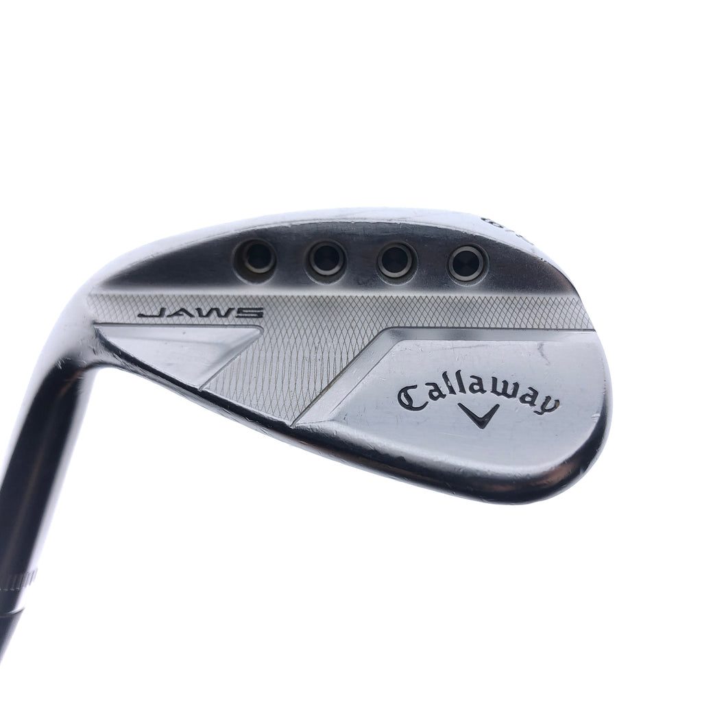 Used Callaway Jaws Full Toe Chrome Lob Wedge / 60.0 Degrees / Wedge Flex / Left