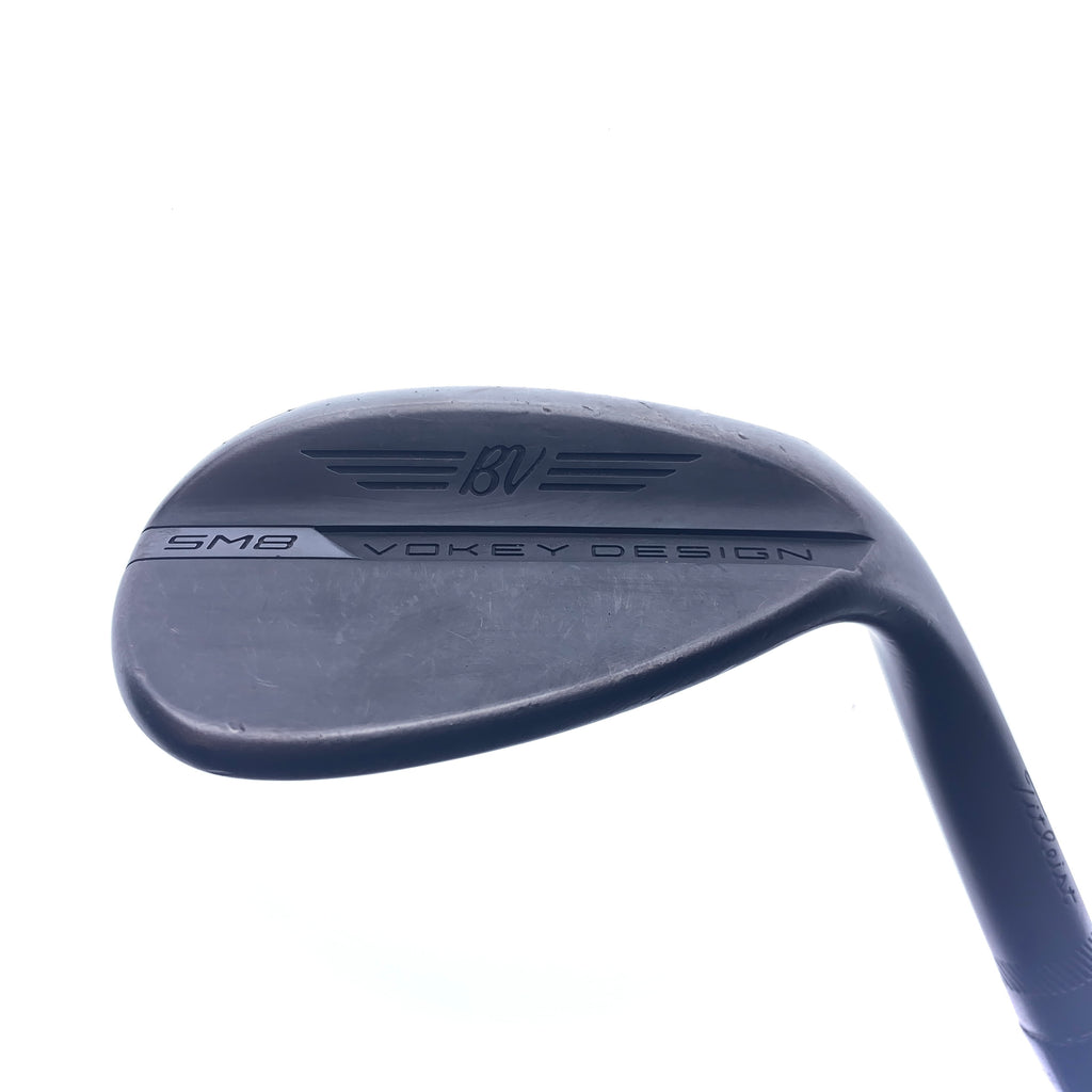 Used Titleist Vokey SM8 Jet Black Lob Wedge / 60.0 Degrees / Stiff Flex
