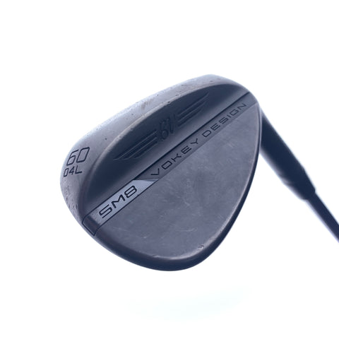 Used Titleist Vokey SM8 Jet Black Lob Wedge / 60.0 Degrees / Stiff Flex