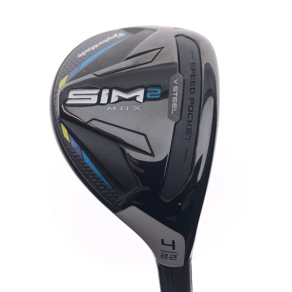 Used TaylorMade Sim2 Max Rescue 4 Hybrid / 22 Degrees / Regular Flex