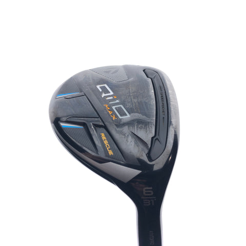 Used TaylorMade Qi10 Max 6 Hybrid / 31.0 Degrees / Regular Flex