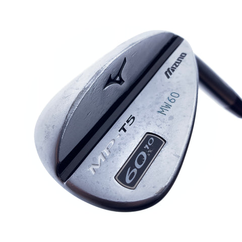 Used Mizuno MP T5 White Satin Lob Wedge / 60.0 Degrees / Regular Flex