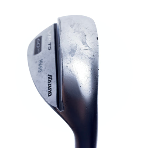 Used Mizuno MP T5 White Satin Lob Wedge / 60.0 Degrees / Regular Flex