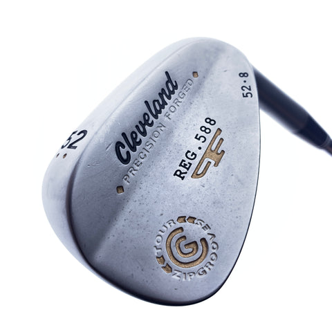 Used Cleveland Precision Forged Reg. 588 Gap Wedge / 52.0 Degrees / Wedge Flex