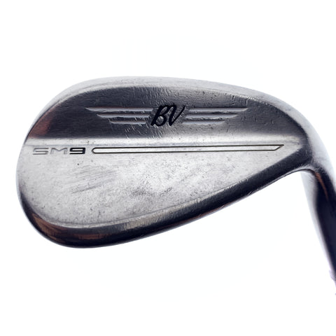 Used Titleist SM9 Brushed Steel Sand Wedge / 56.0 Degrees / Wedge Flex