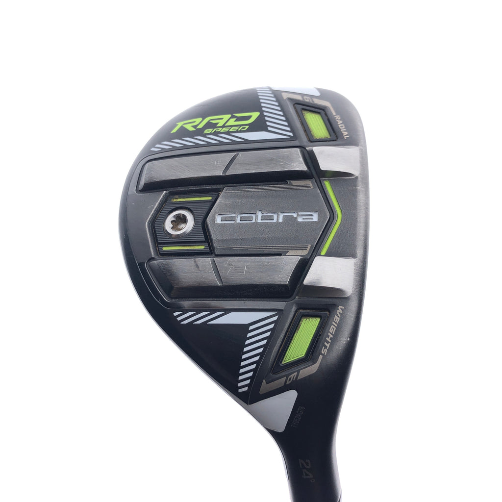 Used Cobra King Radspeed 5 Hybrid / 24 Degrees / Stiff Flex