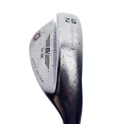 Used Titleist Vokey Spin Milled Red Gap Wedge / 52.0 Degrees / Wedge Flex