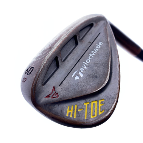 Used TaylorMade Hi-Toe RAW Lob Wedge / 60.0 Degrees / Wedge Flex