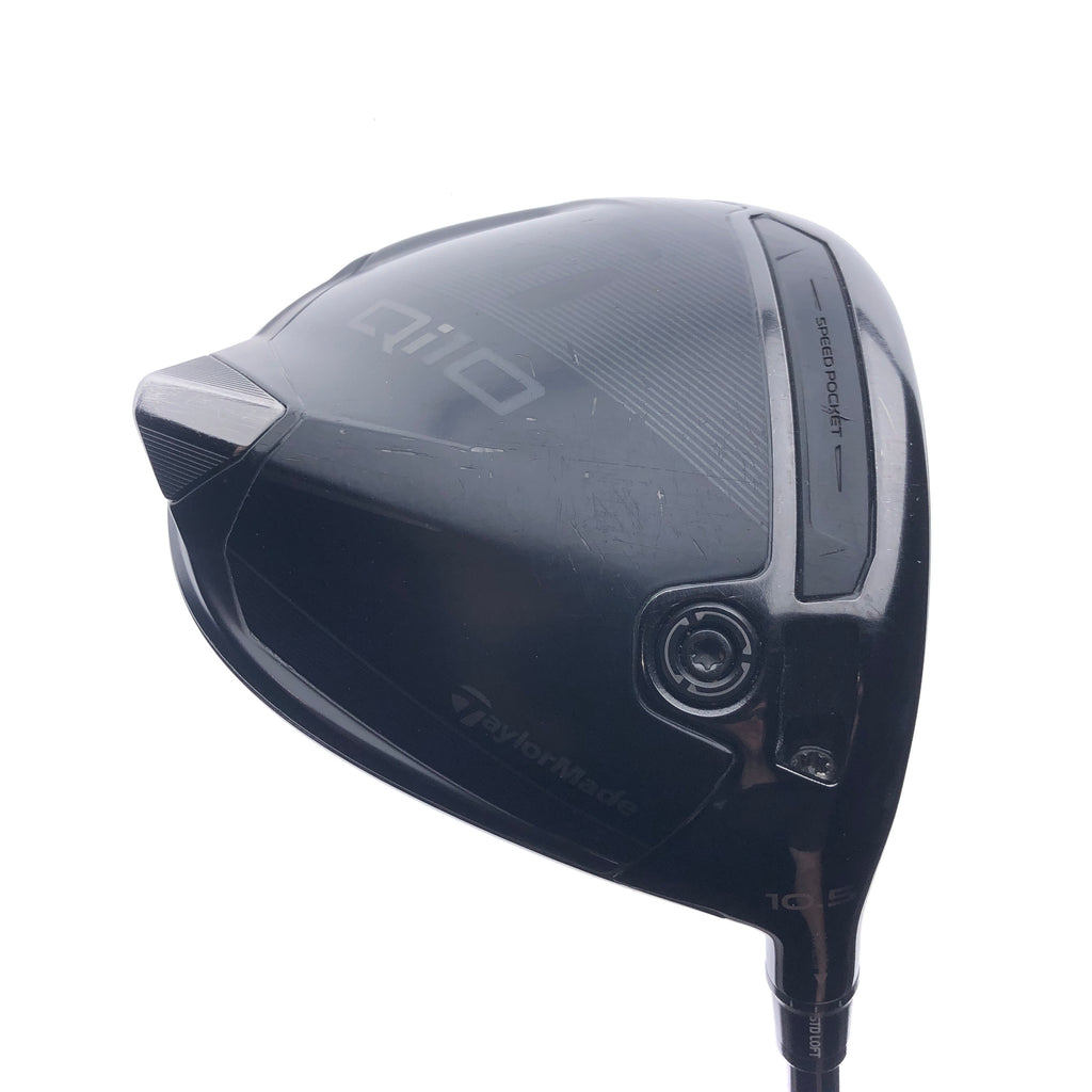Used TaylorMade Qi10 Designer Series Driver / 10.5 Degrees / Stiff Flex