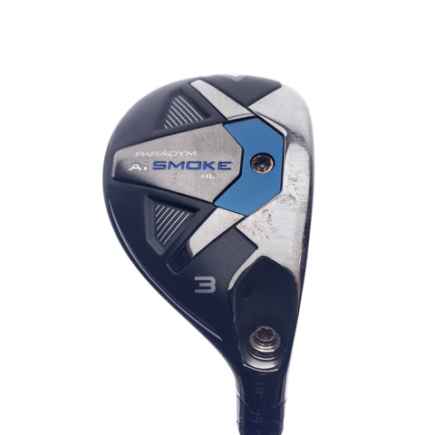 Used Callaway Paradym Ai Smoke HL 3 Hybrid / 18.0 Degrees / A Flex