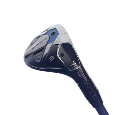 Used Callaway Paradym Ai Smoke HL 3 Hybrid / 18.0 Degrees / A Flex