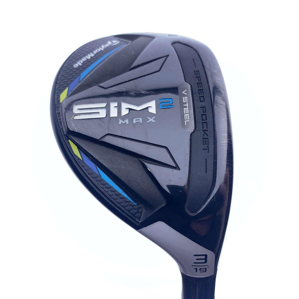 Used TaylorMade Sim2 Max Rescue 3 Hybrid / 19.0 Degrees / Regular Flex