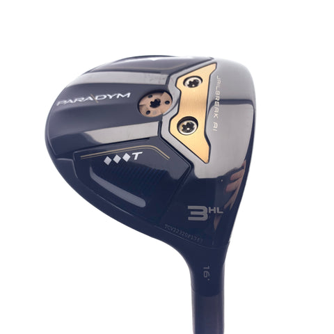 Used TOUR ISSUE Callaway Paradym Triple Diamond T 3  HL FW / 16.0 Degrees/Stiff