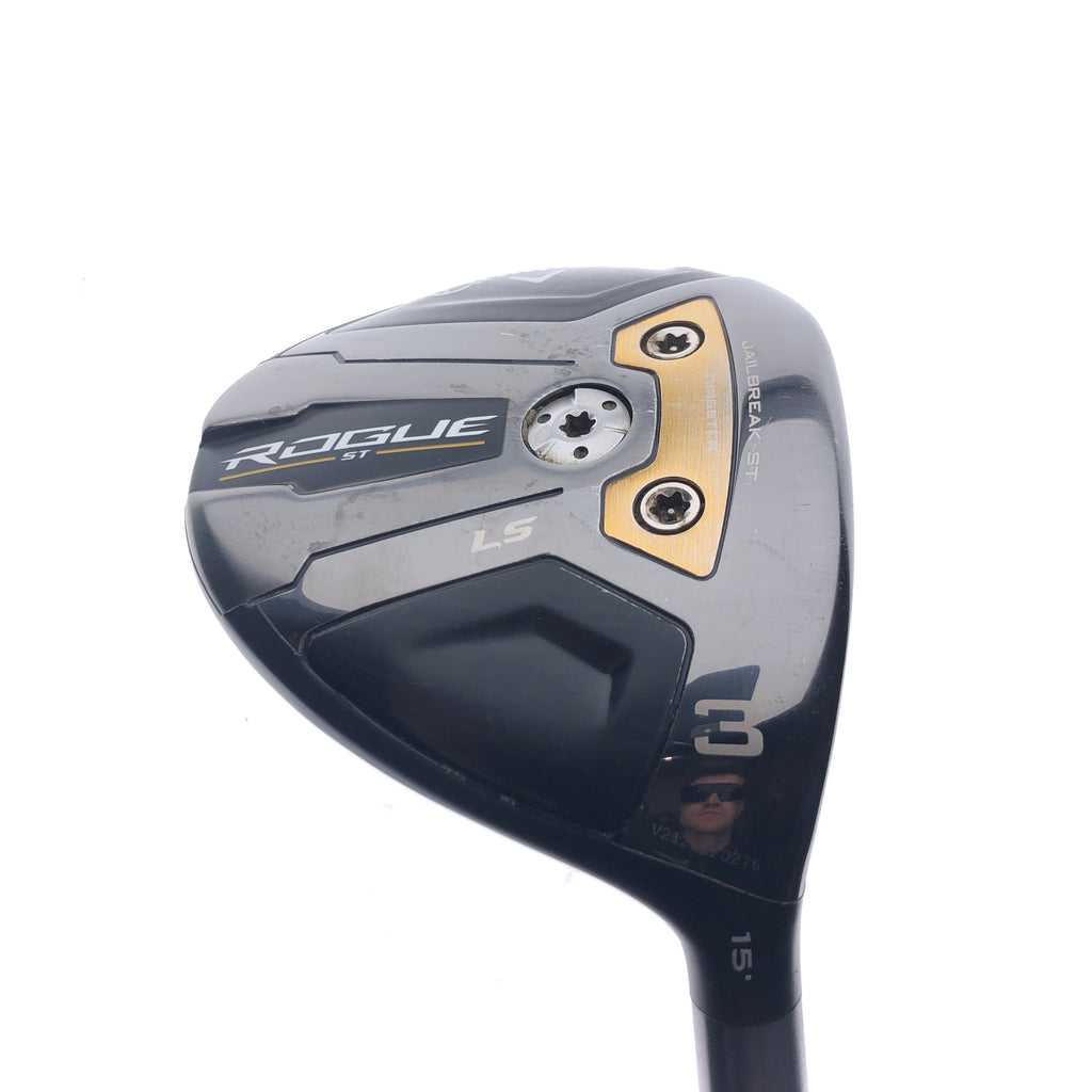 Used Callaway Rogue ST LS 3 Fairway Wood / 15 Degrees / Stiff Flex - Replay Golf 