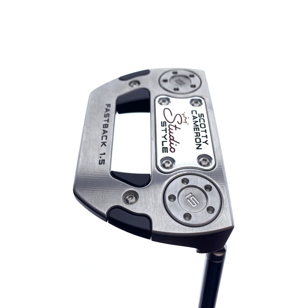 Used Scotty Cameron Studio Style Fastback 1.5 Putter / 34.0 Inches