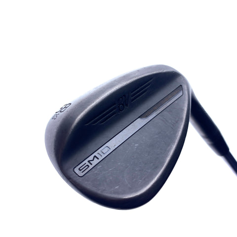 Used Titleist Vokey SM10 Jet Black Lob Wedge / 58.0 Degrees / Wedge Flex
