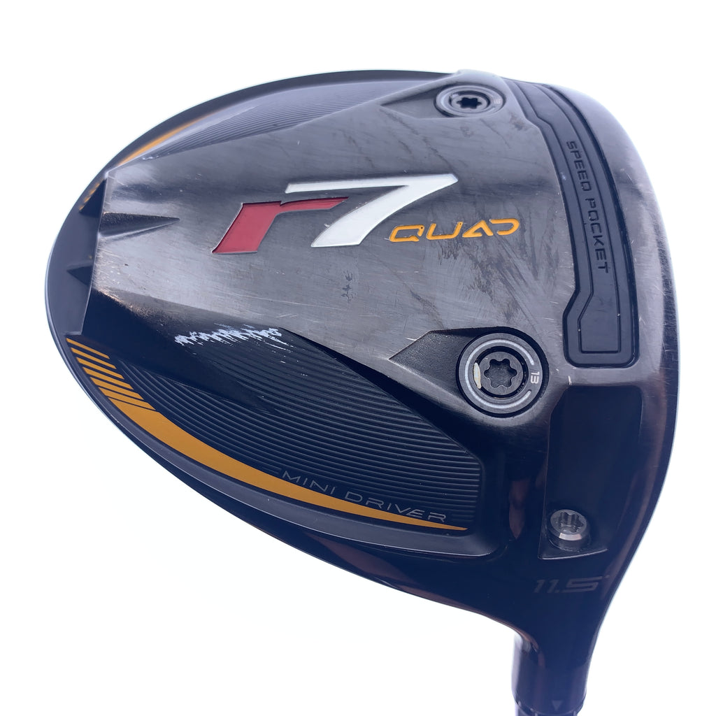 Used TaylorMade R7 Quad Mini Driver / 11.5 Degrees / Regular Flex