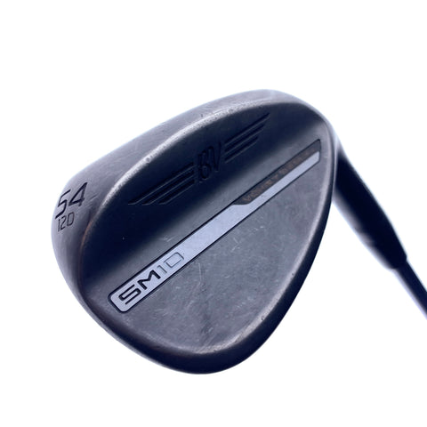 Used Titleist Vokey SM10 Jet Black Sand Wedge / 54.0 Degrees / Wedge Flex